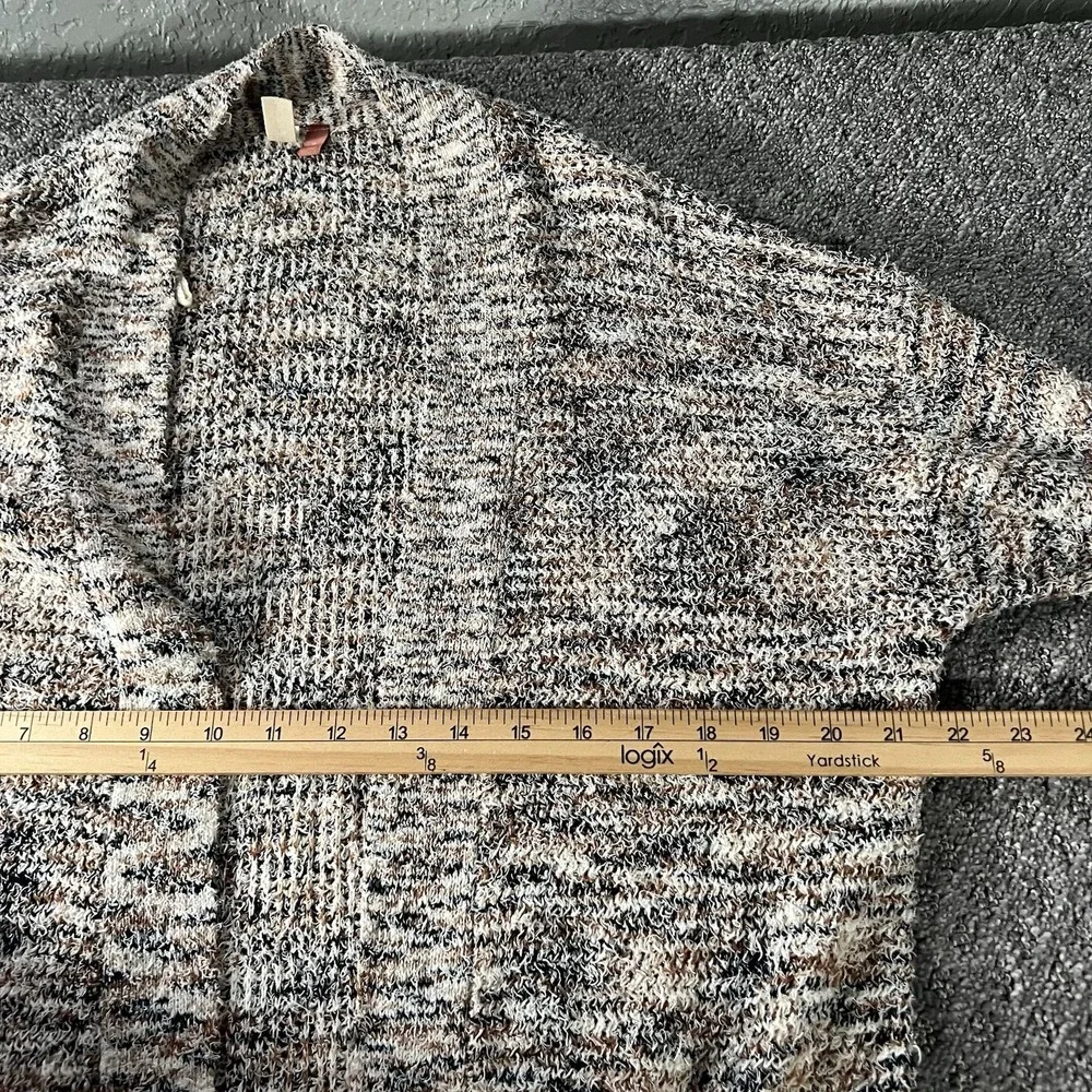 Pilcro Anthropologie Longline Open Front Cardigan Sweater Duster M Pockets‎ Knit